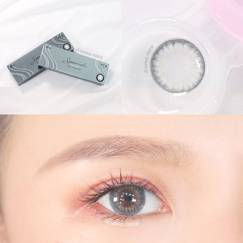 #스페니쉬써클
⠀
—————
⠀
오렌즈 스페니쉬 써클 원데이
O-lens, Sapnish Circle for 1day
⠀
• Gray
• 12.3mm
• ₩30,000 (20p) / for 1 day
⠀
—————
⠀
자연스러운 홍채렌즈 스페니쉬에 써클라인이 더해져
더욱 초롱초롱하고 또렷한 눈매로 만들어주는
스페니쉬 써클이 원데이로 출시되었어요🌿
⠀
기존의 스페니쉬는 내추럴이 특징이라면
스페니쉬 써클 라인은 좀 더 또렷한 그래픽으로
눈매를 더욱 강조할 수 있어요👀✨
⠀
과하지 않으면서 오묘한 컬러감으로 데일리로도 좋고
특히 휴가철 여행갈 때 간편히 원데이로 
휴대하기도 좋아 추천드려요💘
⠀
⠀