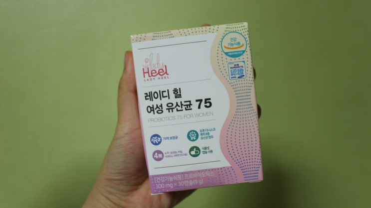 레이디힐여성유산균75 잘론네츄럴 건강보조제