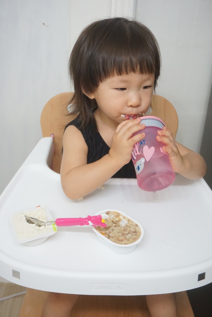 유아빨대컵 신상 누크 액션컵, 어린이집물병으로 제격인걸?