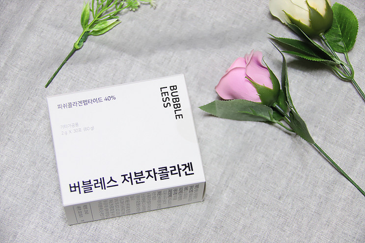 버블레스 저분자콜라겐 / 피부 관리는 흡수율이 높은 피쉬콜라겐으로