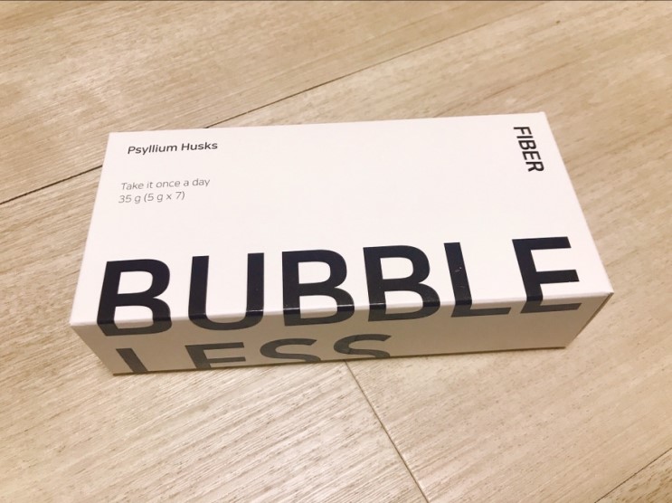 [리뷰쉐어] 버블레스 화이바