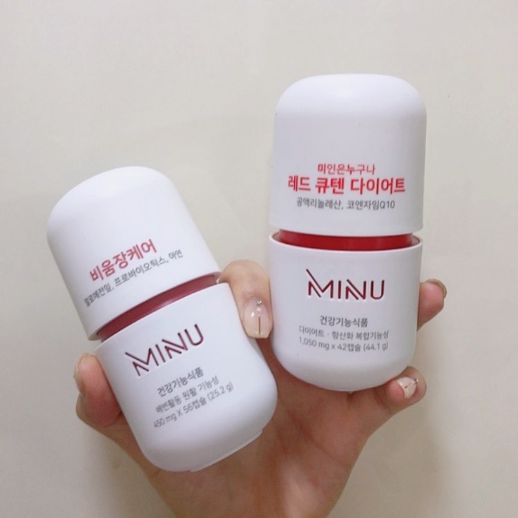 (_22) 주윤 🔒 on Instagram: “- 겨울에는 추워서 운동하기 싫다그,,, 장건강 챙기면서 다이어트 하기 ! 💥미누 레드큐텐은 CLA (공액리놀렌산) 으로 체지방감소에 도움을 받을 수 있으며, 큐엔자임Q10이 함유되어 항산화에 도움이 되는 다이어트 제품 💥미누 비움장케어는 부드러운…”