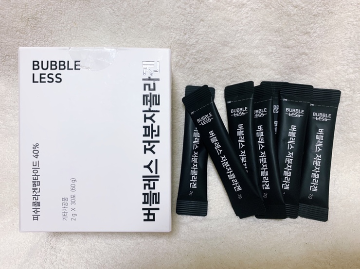 [저분자피쉬콜라겐] 버블레스 저분자 콜라겐으로 피부건강 챙기기