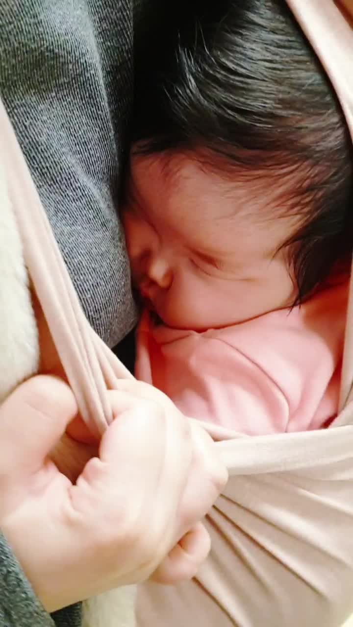 아기띠 추천!버클로 조절이 가능한 "메이앤마이 슬링 아기띠"