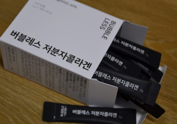 버블레스(BUBBLELESS) :: 피쉬콜라겐+비타민으로 간편하게 동안피부관리하기! ‘버블레스 저분자 콜라겐’