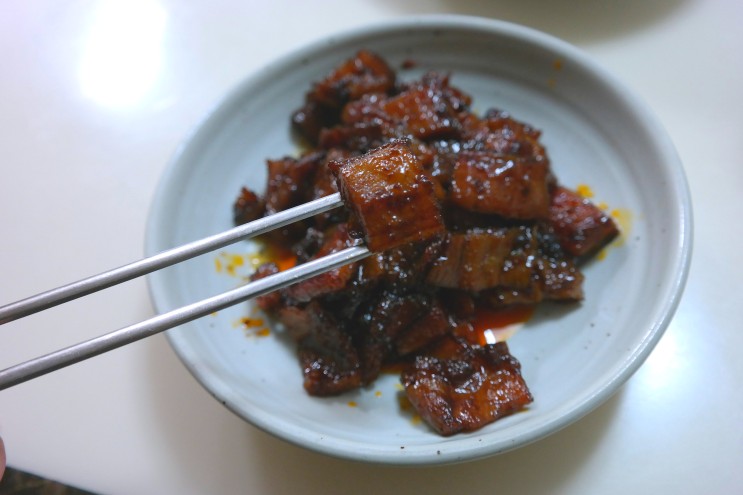 와룡막창 '와룡 데리야끼막창' 혼술안주 후기!