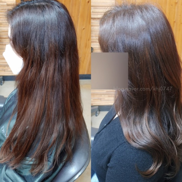 홍대 톤다운염색 추천 :: 데몬헤어 홍대점