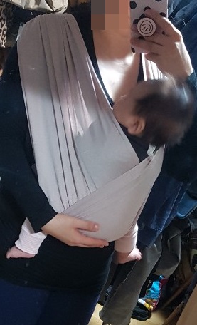 메쉬아기띠 슬링추천 슬링아기띠 메이앤마이 슬링 아기띠 편해요~