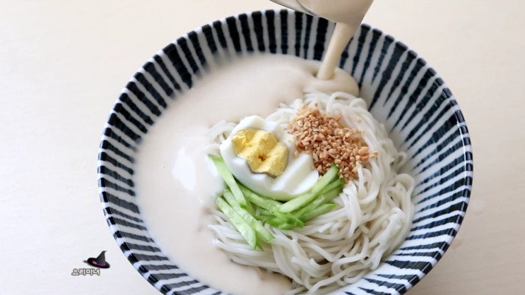 콩물 콩국수 레시피 진짜 맛있는 이유는 두부미가 진한콩물로 해서지