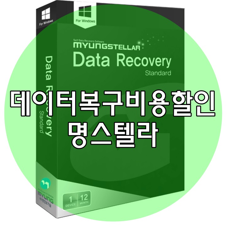 데이터복구 비용 저렴하게 30프로할인 복구가능한 명스텔라