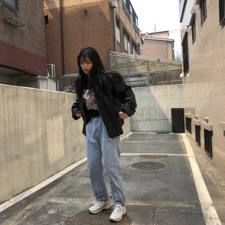 <오버핏쇼핑몰> 스트릿패션 홀리인코드에서 가죽자켓 구매후기 나갑니다 이게 바로 스트릿스타일~!