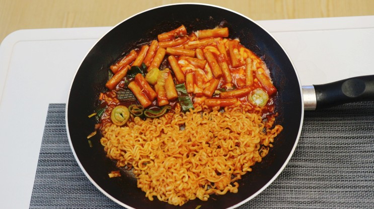[저칼로리떡볶이] 마이비밀 진선미 떡볶이로 야식 만들기 :)