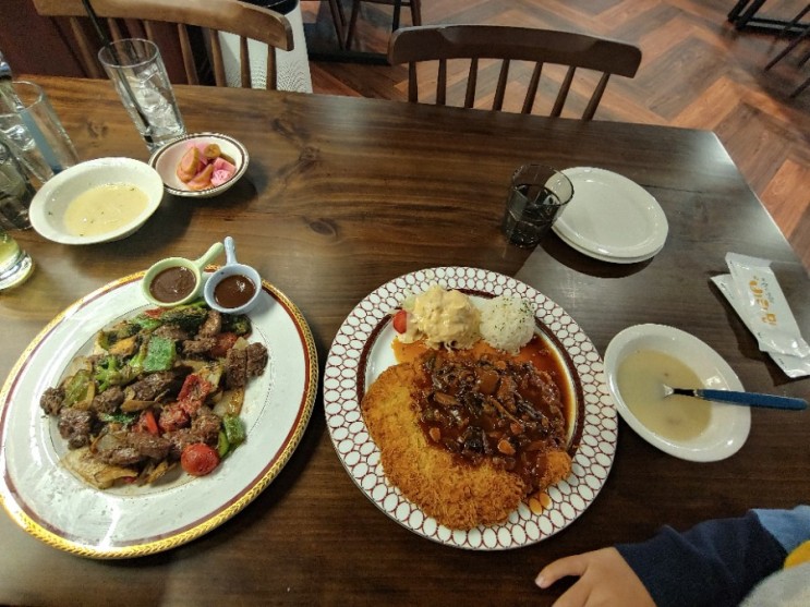 고촌 맛집)김포 경양식생각나는 분위기 좋은 돈까스 맛집 양식탁