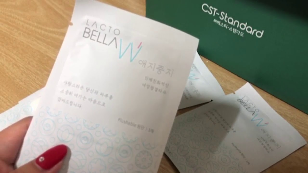 산뜻톡톡 올데일리 락토벨라W 애지중지 여성청결티슈 생리 그날에 사용하기 좋은 여성용품