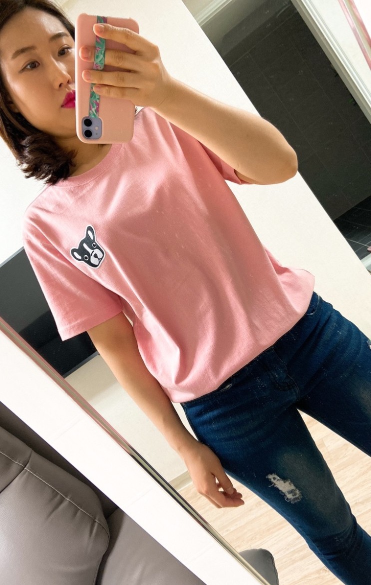 옥스타 다양한 옷사이즈 국내산 가성비 반팔티