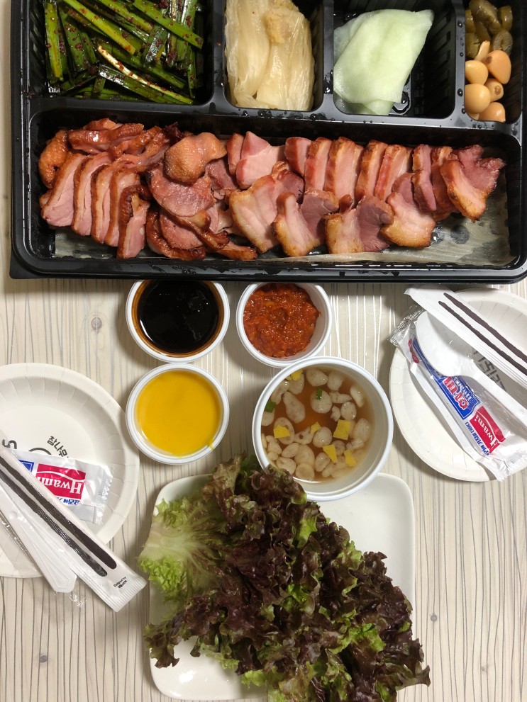 [구로배달] 오리, 돼지 바베큐 배달 오리도니