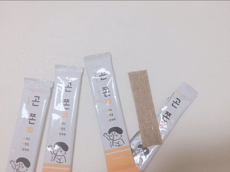 추억의 불량식품 곤약 쫀드기 건강한 저칼로리 간식!