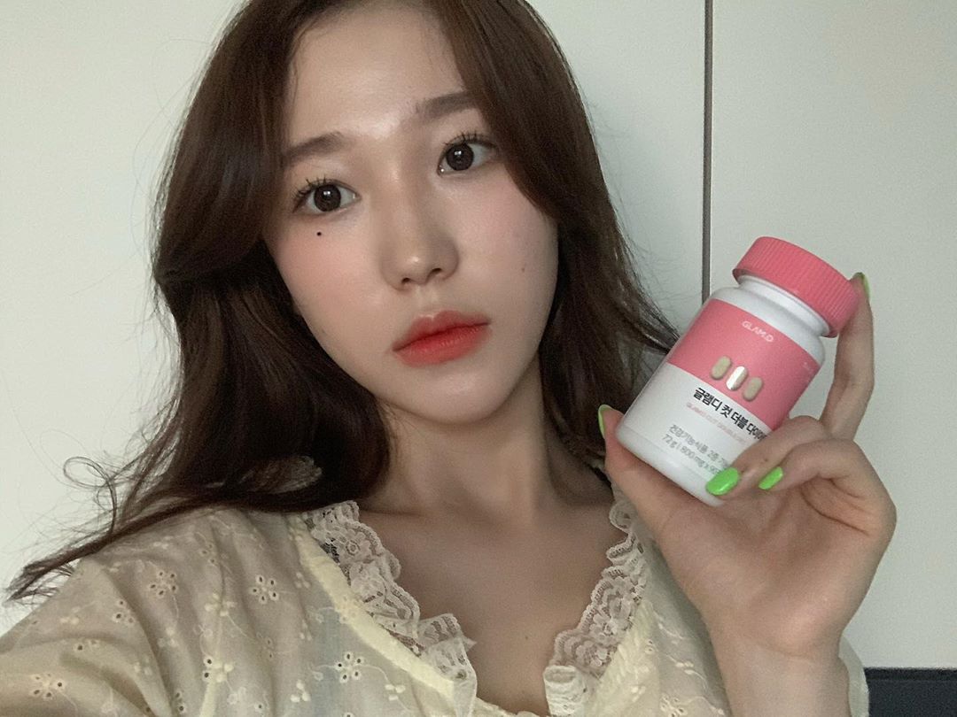 ️️️️양서아 on Instagram: “글램디 컷 더블다이어트] - 콜레우스포스콜리 추출물이 과체중인 성인의 체지방 감소에 도움을 줄 수 있음 - 수용성…”