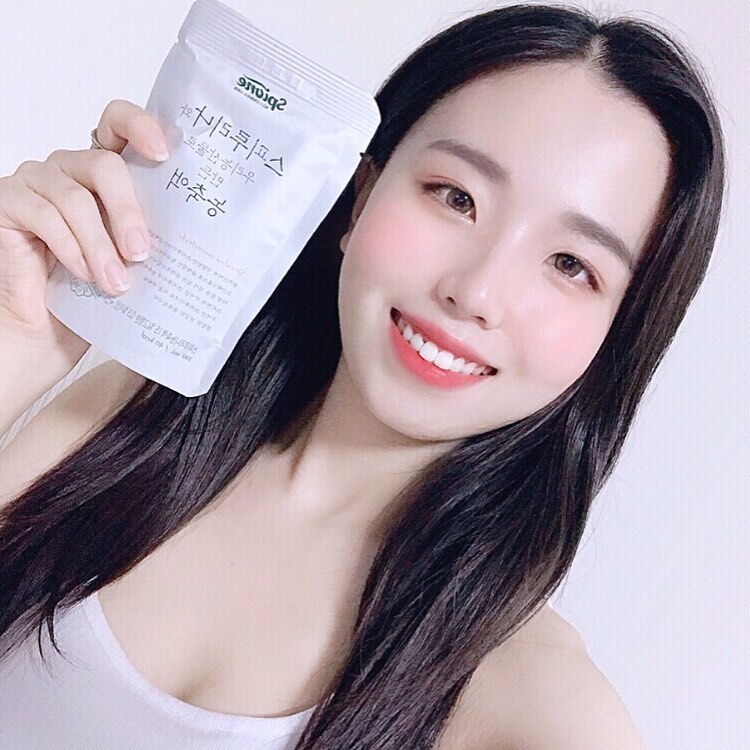  “#스피루리나농축액  몸이 쉽게 피로해지는 편이라 평소 면역력이 약한데 스피루리나 먹고 극복해쒀요,,ღ 체력회복 필요할 때 하나씩…”