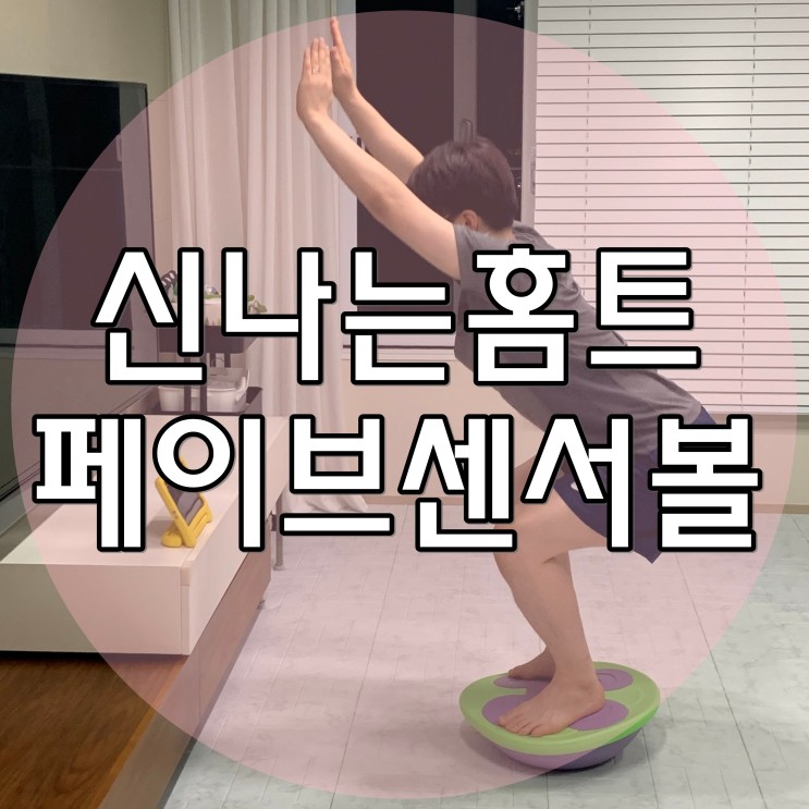홈트 즐기는 방법 페이브 센서볼로 다이어트도 신나게 해요