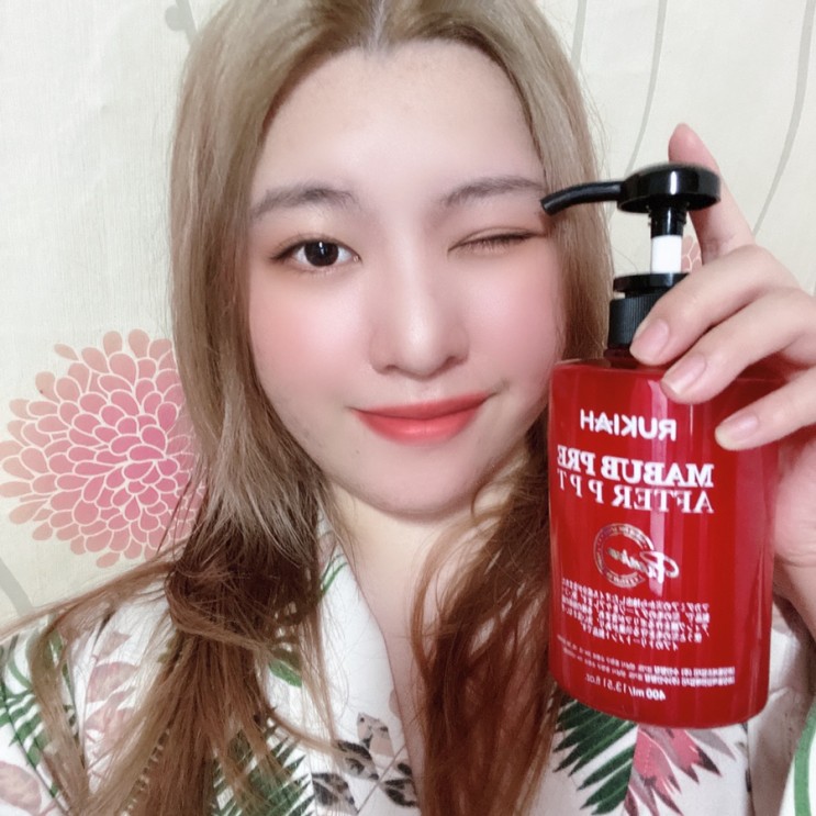 집에서 하는 손상모 케어! 루끼어-헹구지 않는 트리트먼트