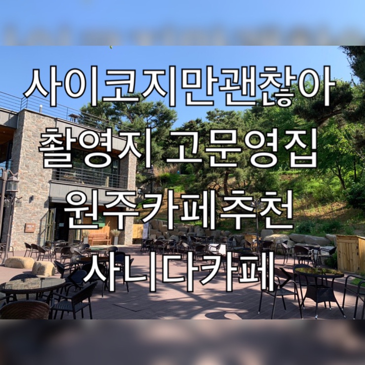 원주가볼만한곳 사이코지만괜찮아 촬영지 <사니다카페>