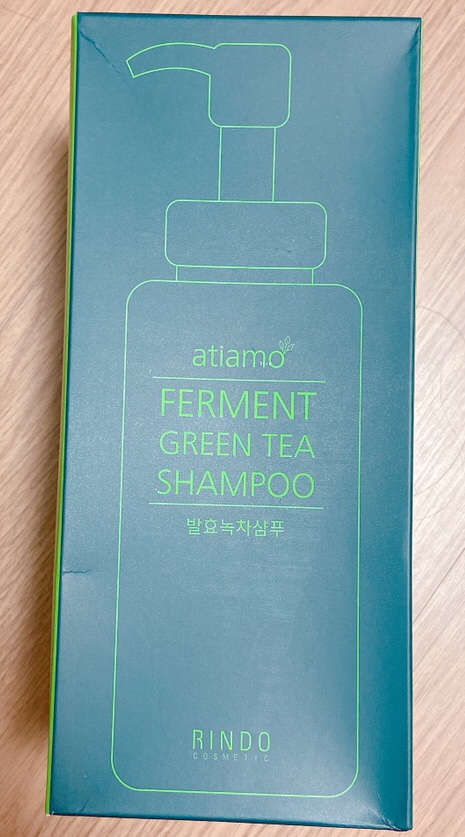 [발효샴푸] 진짜 티백이 들어가는 아티아모 그린티 샴푸
