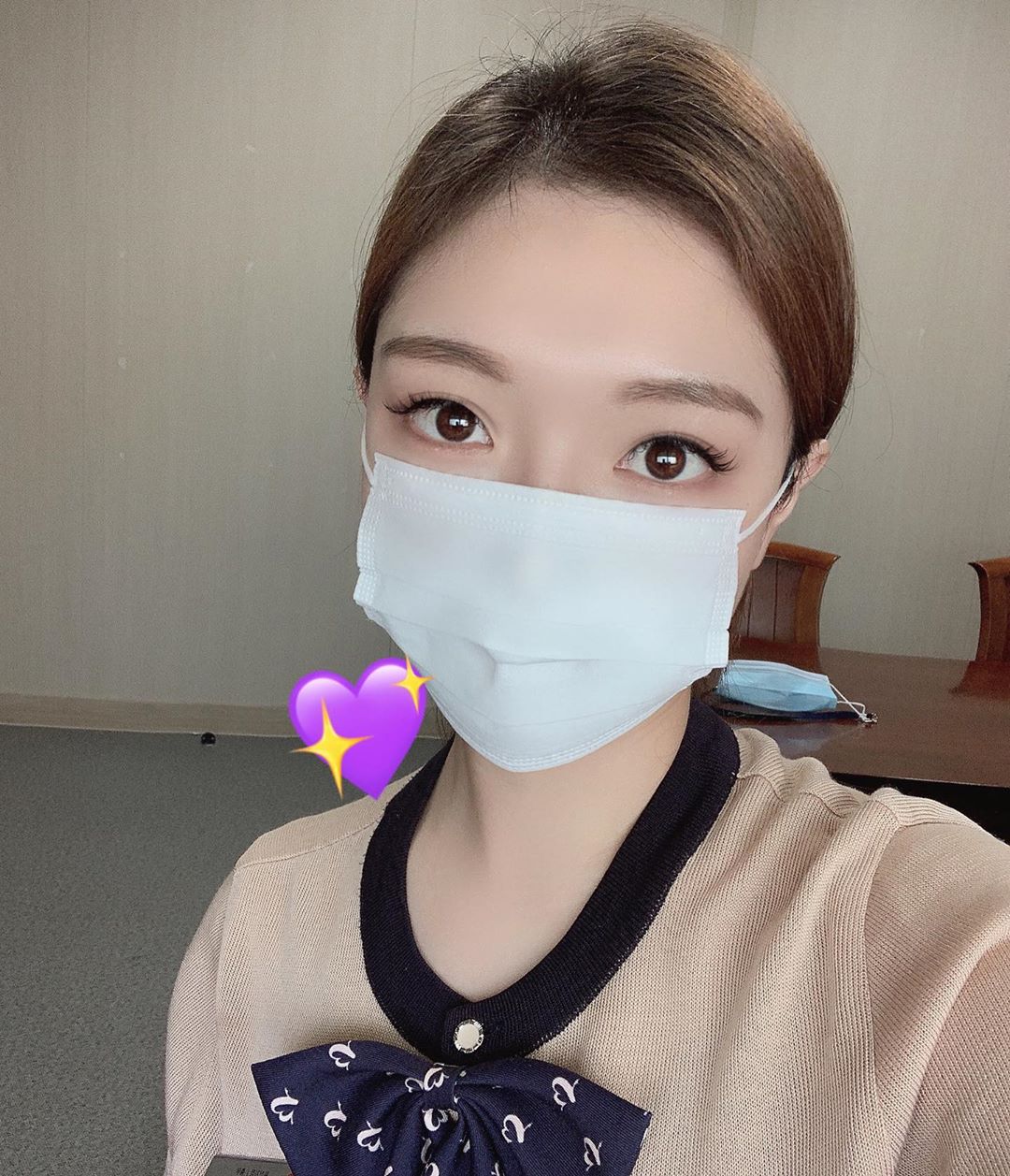 빛날 희熙 밝을 랑朗’s Instagram profile post: “#광고 이렇게 더운 한여름인대 다들 마스크끼고 다니ᄂ