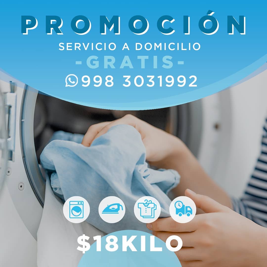 ¡Tenemos nueva promoción!
Por tiempo límitado, tendremos el servicio a domicilio sin costo para todos los negocios y personas ubicados en la zona centro de Cancún:

• Av Tulúm
• Av Yaxchilan
• Mercado 28
• Av Kabah
• Av La Luna 

¡Nosotros sabemos como cuidar de tu tiempo y de tus prendas!

Pedidos: 
9983031992
Dirección:
SM 027, MZ 6 L3 Av. Palenque Noext 26

#lavanderia #servicioadomicilio #apoyalocalcancun #cancun #instagood #instaday #insta #travelgram #cancunmexico #minegocio