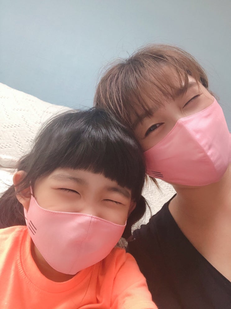 엄마랑 아기랑 커플 면마스크 추천 {  투윅스 마스크 } 