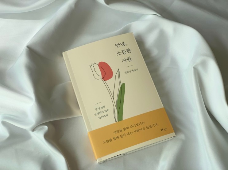 [도서리뷰] 2030 힐링 에세이 추천 <안녕, 소중한 사람>