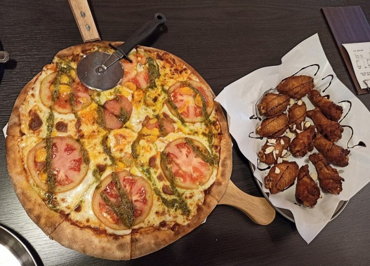 분위기 좋은 맛집!마피아피자앤펍에서 수제피자랑 윙&봉이랑❤️