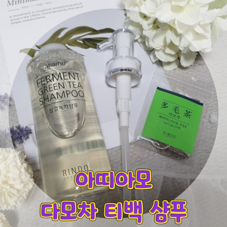 아띠아모 다모차 티백 샴푸 탈모 완화 샴푸로 관리해요
