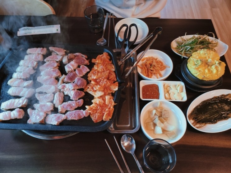 숲을그리다 하르방 여주고기맛집