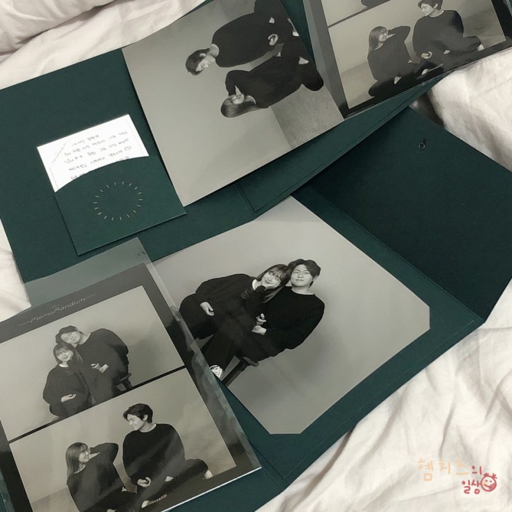 홍대 셀프사진관, 메모랜덤에서 남자친구랑 첫 흑백사진!