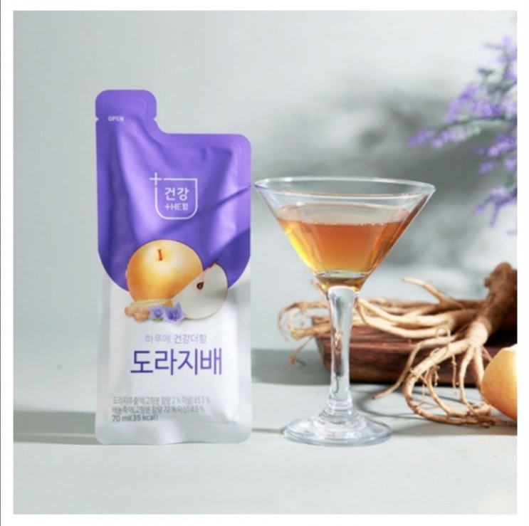 [함소아] 성인헬스케어 브랜드 건강더함 / 국내산 100% 목 넘김이 부드러운 건강더함 도라지배로 건강챙겨요!