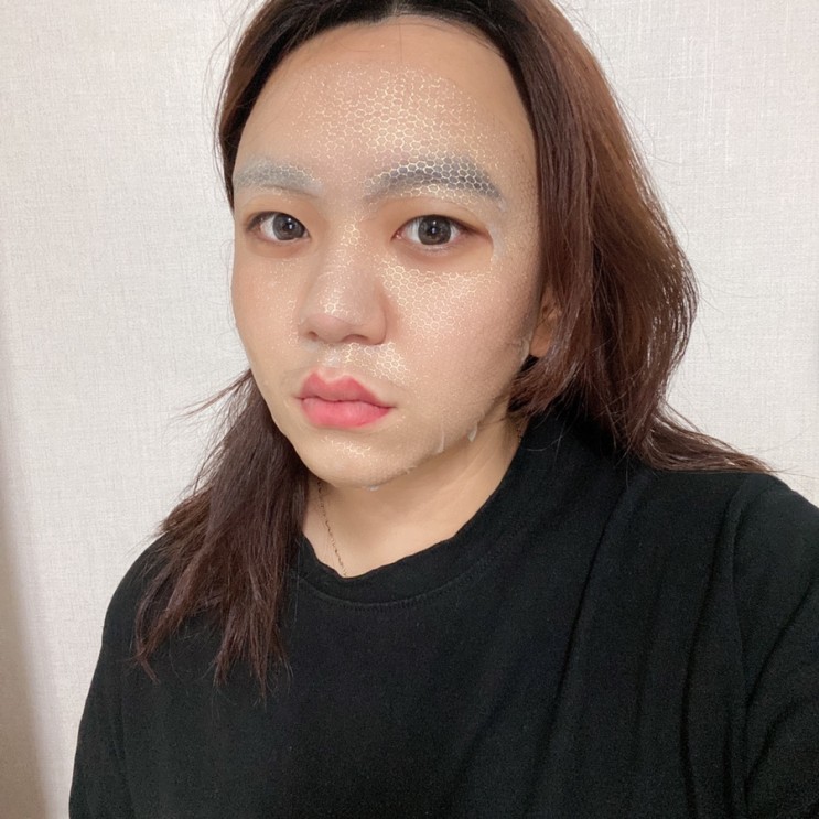 천연팩 여미송이 수분마스크팩 사용하고 피부개선해요.