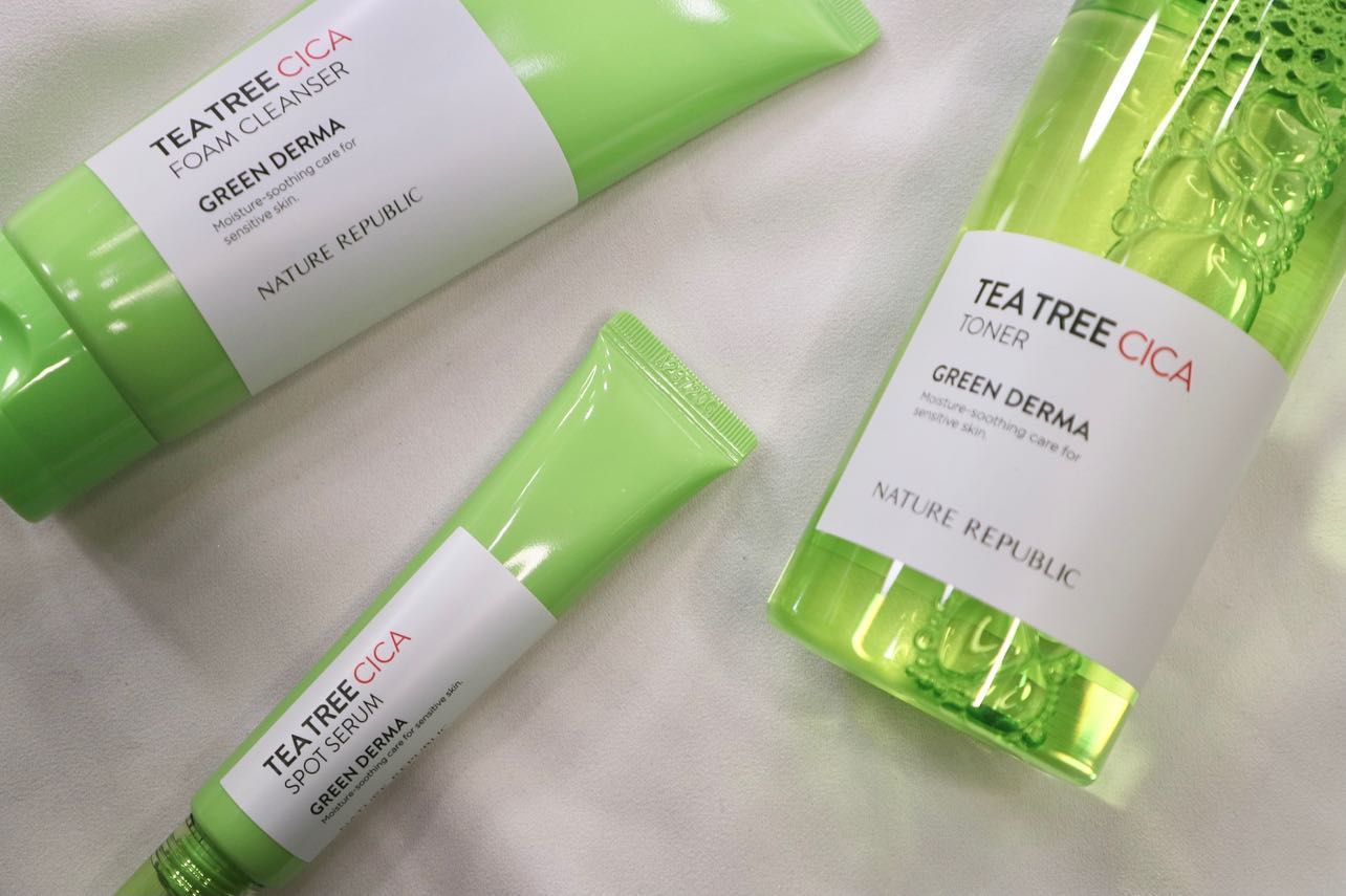 #네이처리퍼블릭 #제품제공 
[그린더마 티트리 시카 토너, 폼클렌져, 스팟세럼]

naturerepublic_kr 

#일상 #데일리  #daily #follow #좋반 #맞좋 #오늘의훈녀 #ootd #감성사진 #코덕소통 #첫줄좋반 #반사 #코덕 #코덕스타그램 #코덕맞팔 #코덕환영 #motd #메이크업 #kbeauty #koreabeauty #kcosmetics