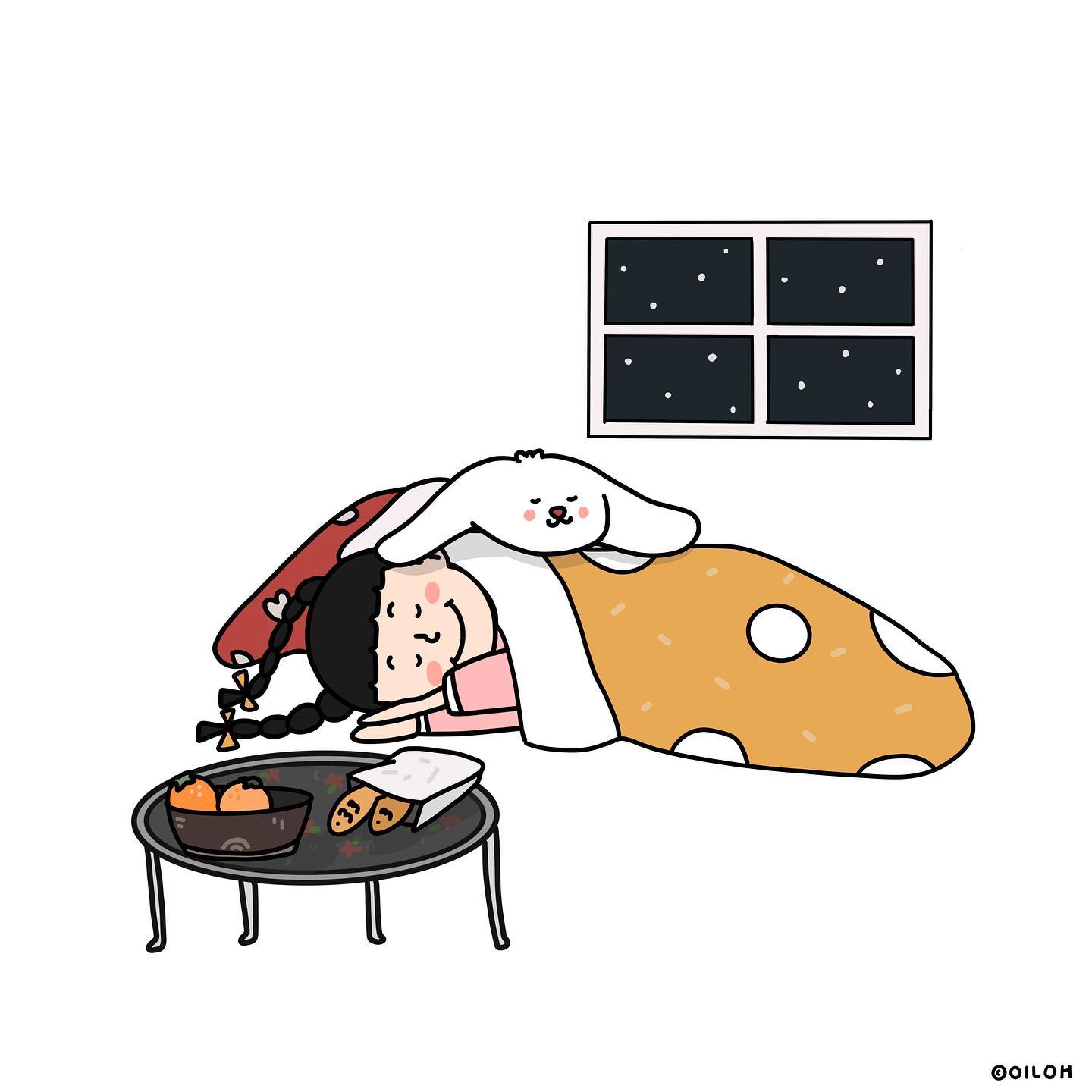 이불 밖은 위험해 ☃️ 
.
따수운 집이 최고야 ❣️
.
#집콕#폭설#이불밖은위험해