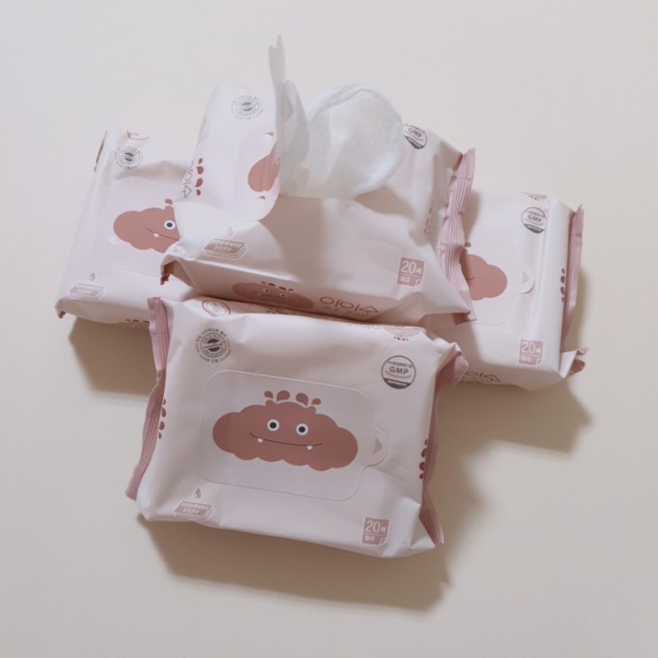 아이수 브론 몬스터 휴대용 아기물티슈