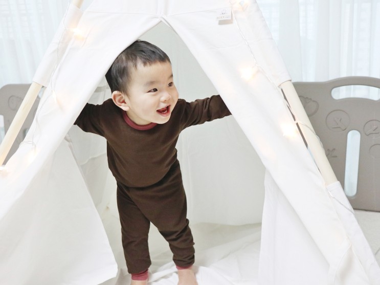 유아용인디언텐트로 아이들방인테리어 꾸며보아요