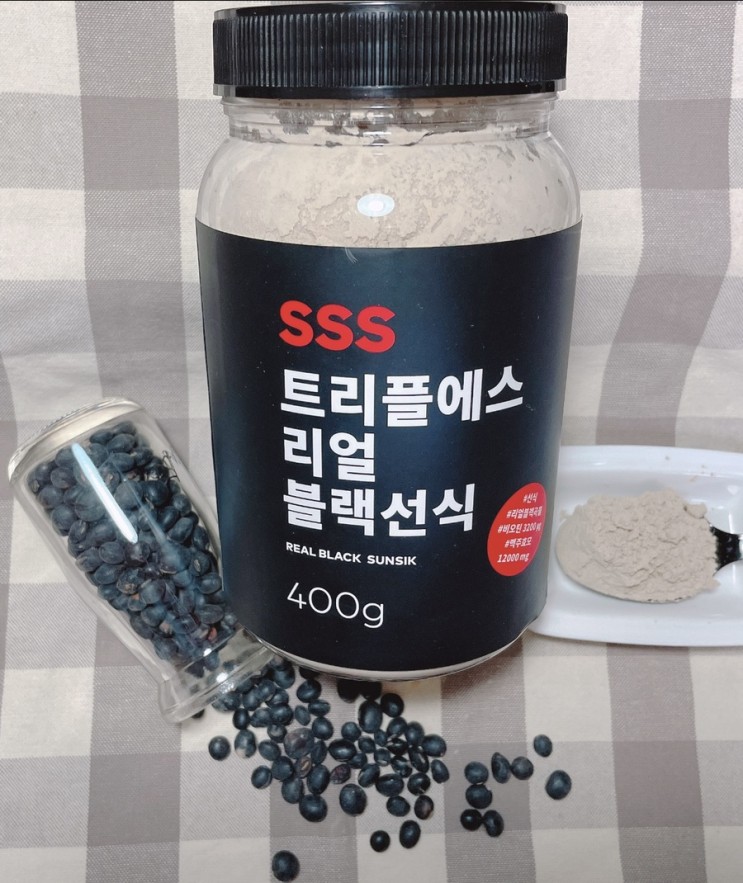 탈모브랜드에서 만든 검은콩선식 트리플에스 리얼 블랙선식 (맥주효모함유)