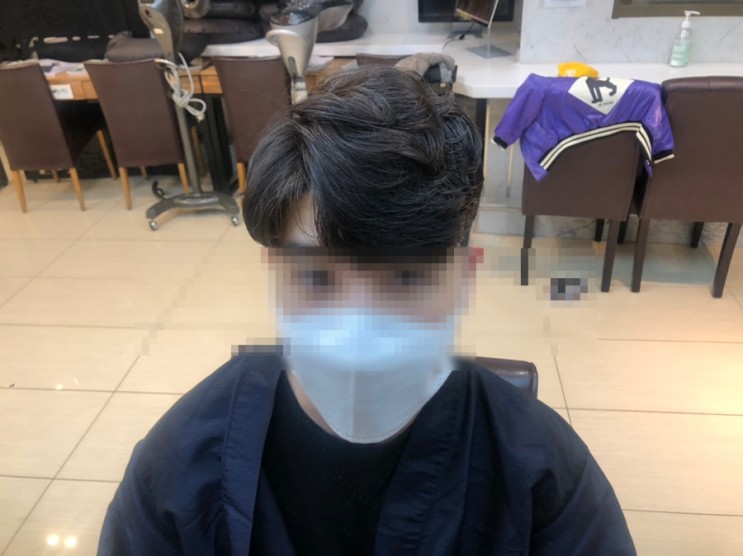 건대미용실, 남자 가르마펌은 롯데백화점 미앤희미용실 사라실장님!