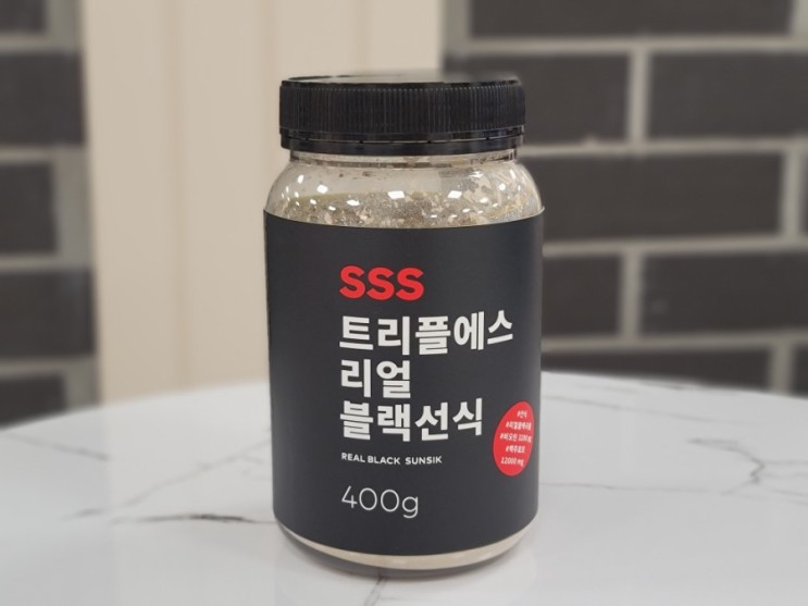 트리플에스 / 리얼 블랙 선식 후기