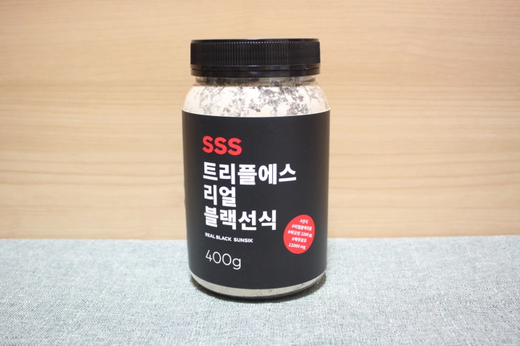트리플에스 리얼블랙선식으로 선식과 맥주효모를 함께