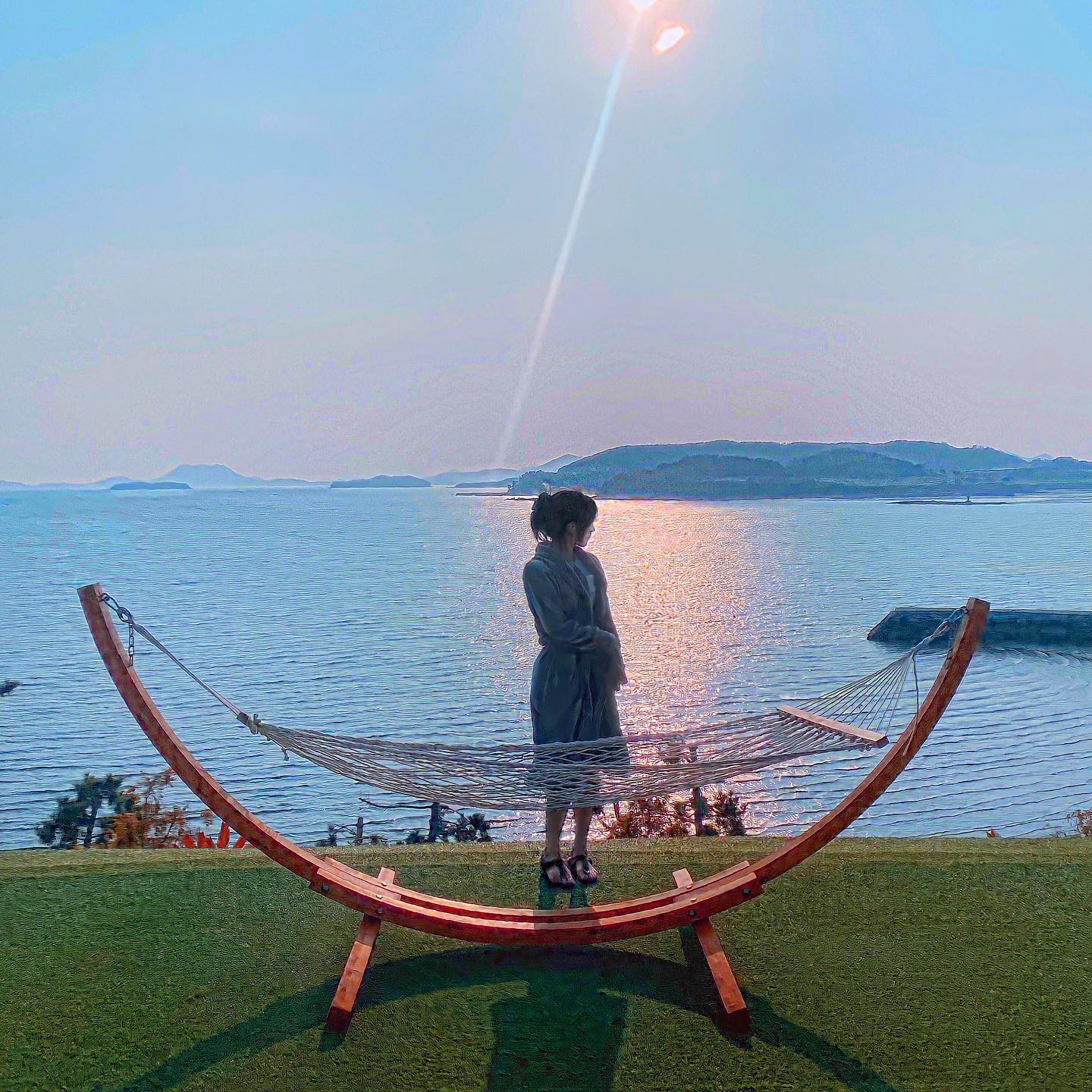 날씨도 바다도  모두모두 맑음🌞
역시 바다는 언제나 행복해