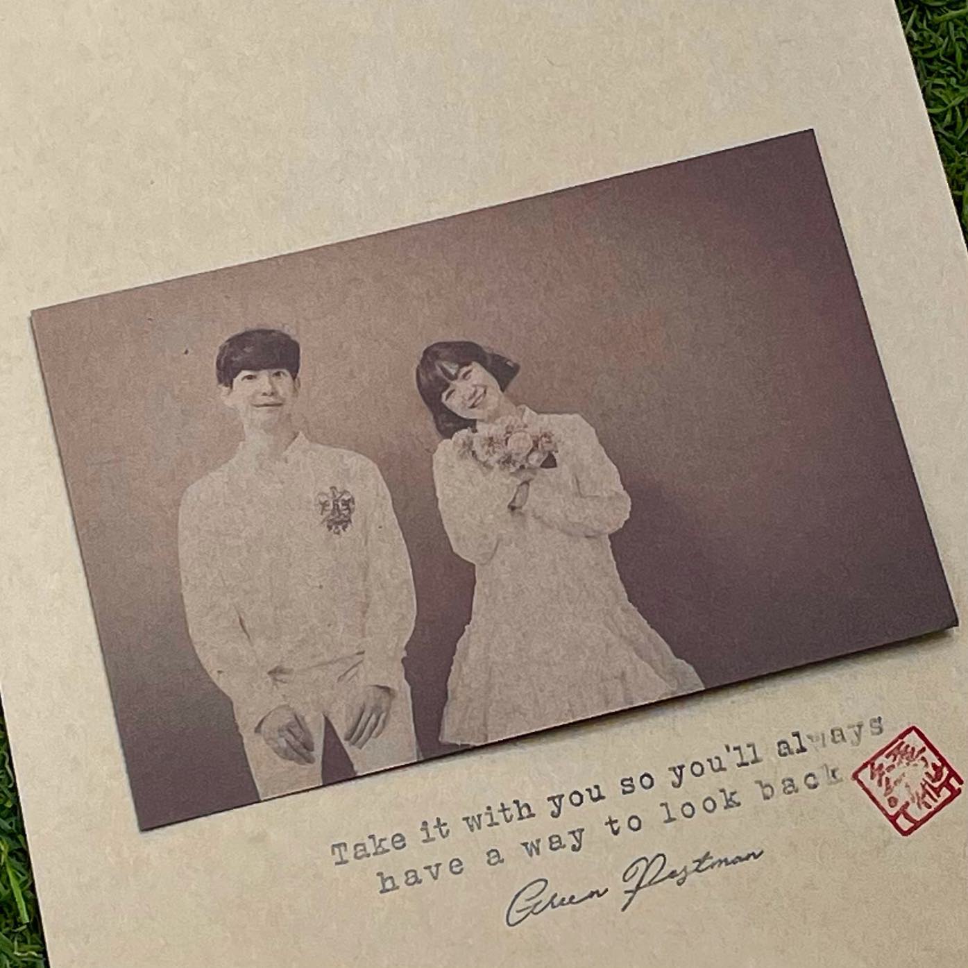 봉투마저 요로케 맘에 드는 흑백사진이라니🦖

#도겨미생일 #3주년💑 
#대구사진관 #초록우체부
