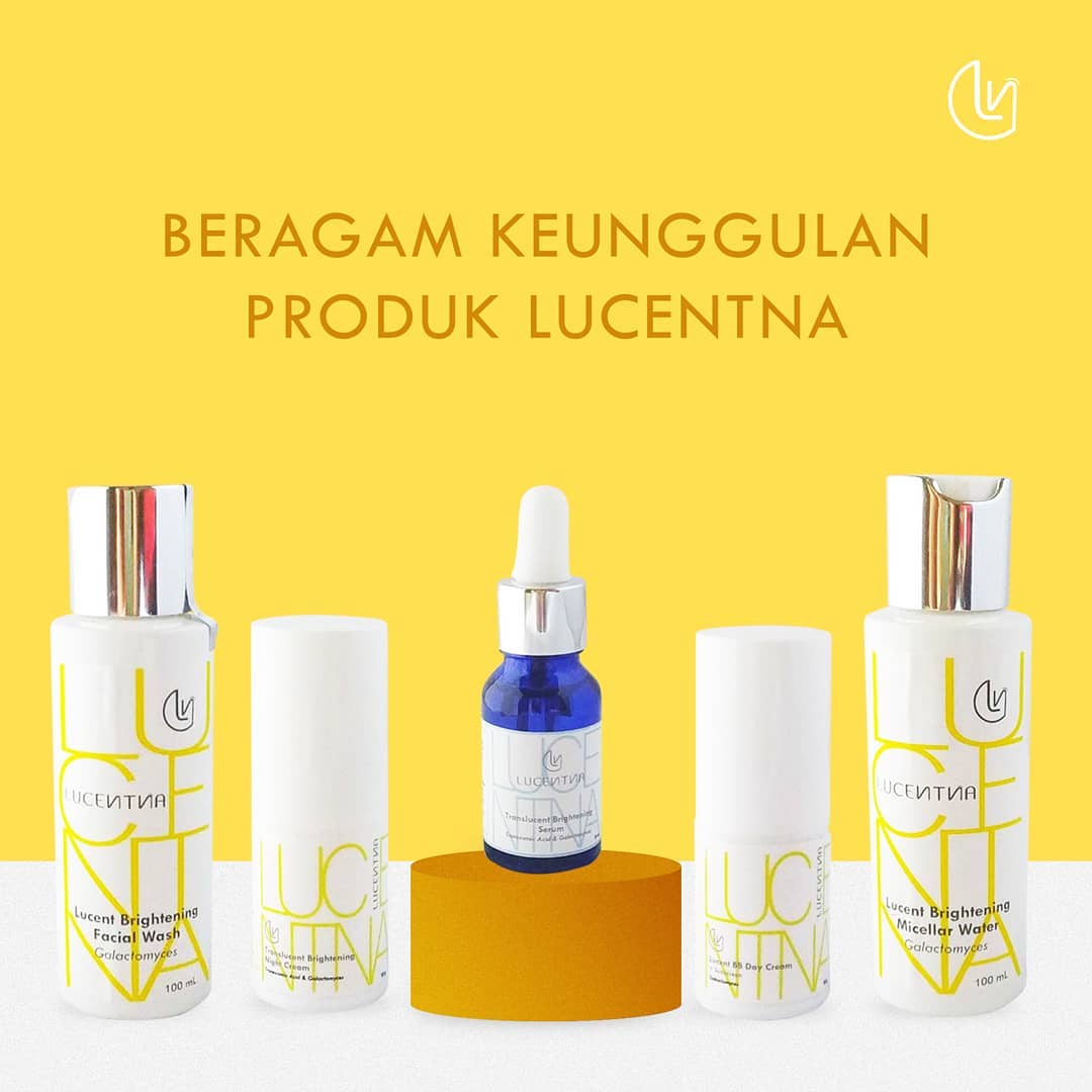 Skincare set dari Lucentna memang dikenal memiliki banyak keunggulan. Produk akhir yang ditawarkan Lucentna telah teruji secara klinis dan diformulasikan oleh dermatologist. 

Alat yang digunakan untuk pengujian khasiat dan keamanan produk juga sudah terstandart professional skin testing. 

Hal yang terpenting adalah produk yang digunakan dalam Lucentna tidak menggunakan bahan berbahaya untuk kulit seperti Paraben, Pigment SLES dan Benzyl Alcohol. 

Masih ragu menggunakan produk Lucentna? Produk kami sudah berBPOM dan pastinya aman untuk kulit. Silahkan chat 081284529127 untuk konsultasi atau informasi lebih lanjut. 

#lucentna #skincare #skincareset #serum #micellar #moisturizer #daycream #nightcream #skincareroutine #skincareindonesia #skincarebpom #tranexamicacid #flekhitam #kulitglowing #wajahglowing #kulitcerah #melasma