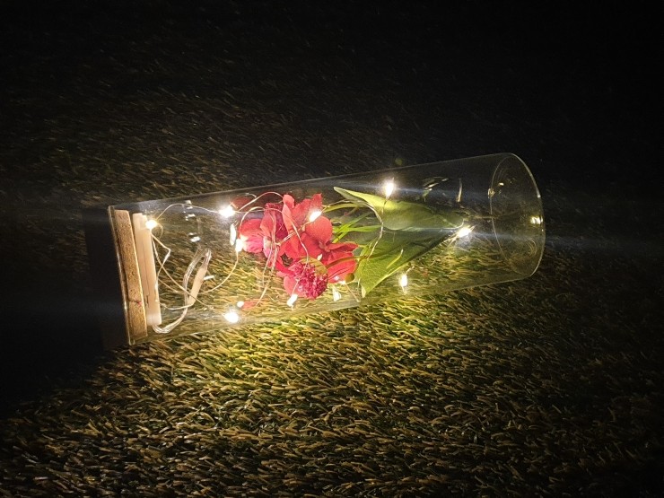 [찌릿마켓] 이벤트 추천 유리병 LED 꽃편지 일랑편지