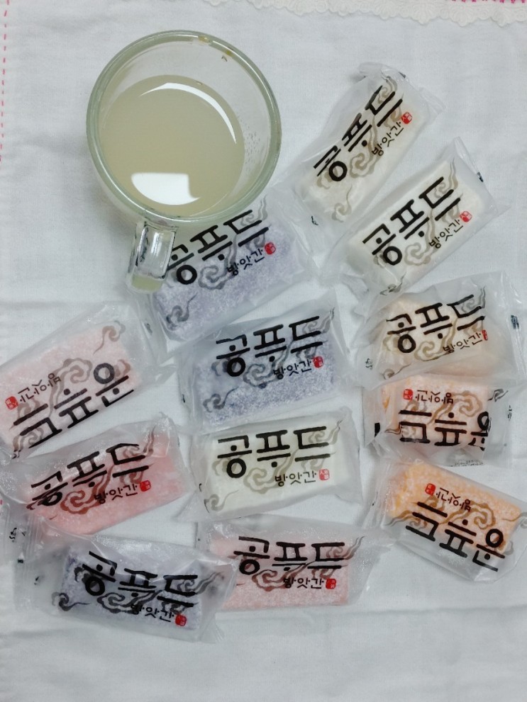 국내산 쌀로 만든 공푸드 찹쌀떡 모찌 코코넛 모찌 너무 맛있어요